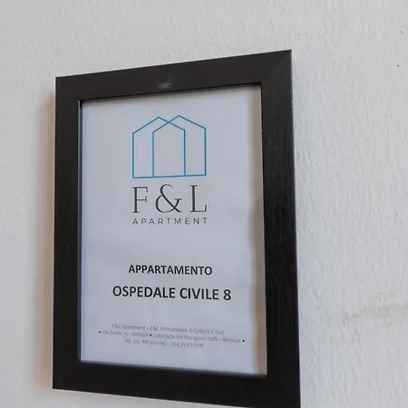 Ospedale Civile 6 E 8 - F&l 公寓 布雷西亚